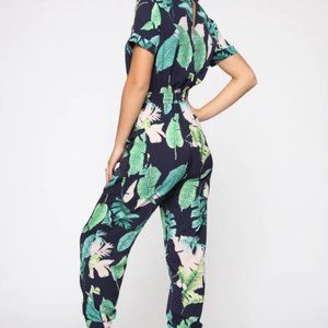 Jumpsuit - Navy/Combo